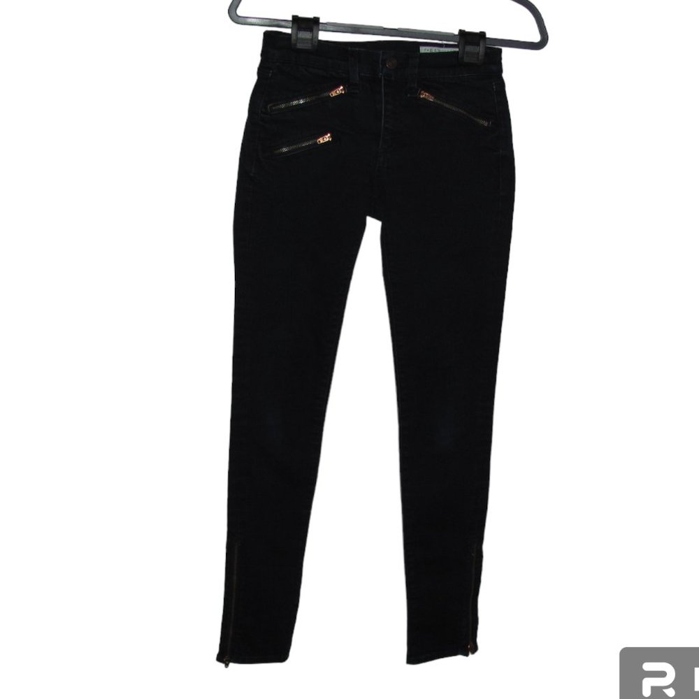 Womens Rag & Bone Copper Midnight Denim Skinny Stretch Jeans Size 25 Made in USA